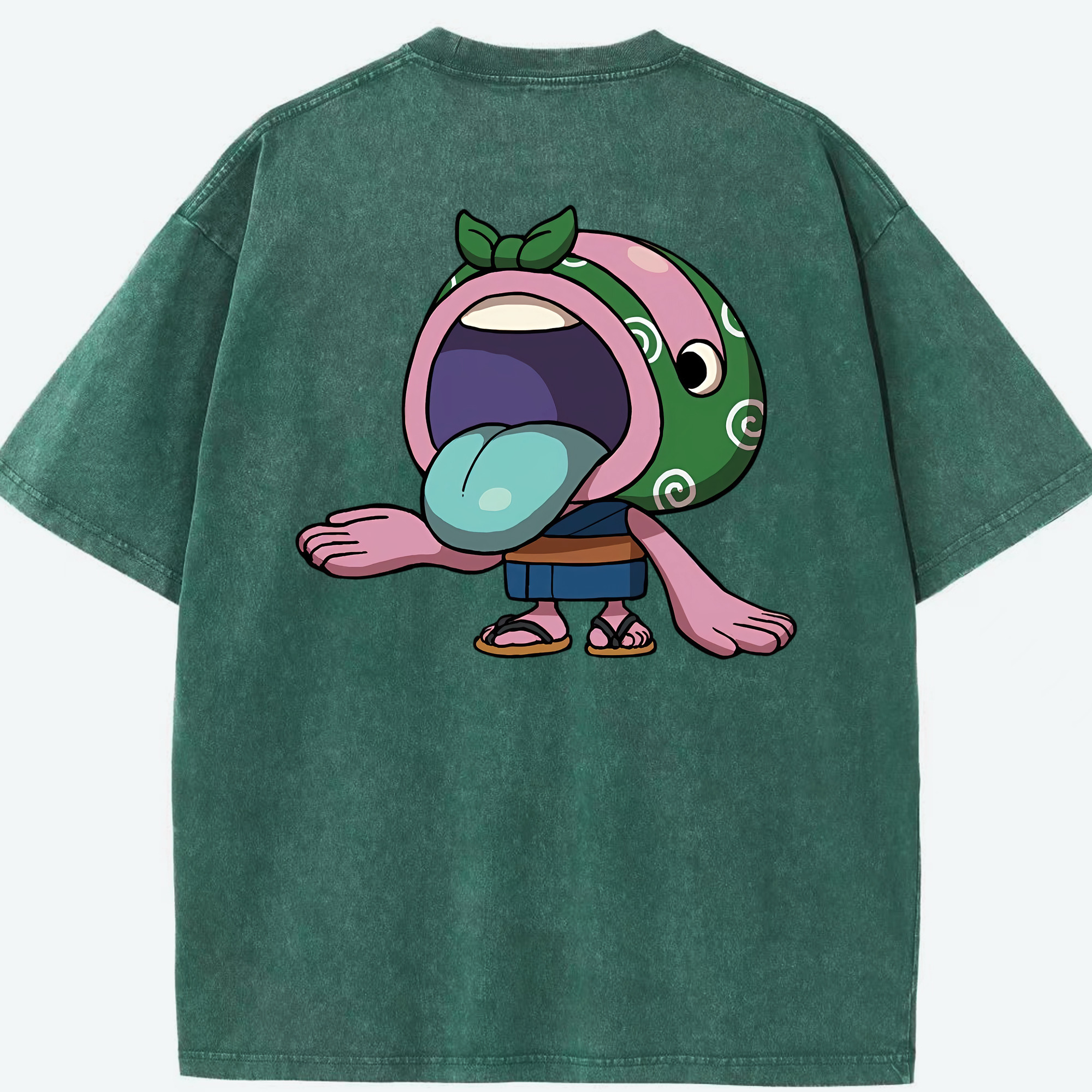 （画像用） 妖怪ウォッチ Yo-kai Watch 綿100% ヴィンテージ風 半袖Tシャツ（背面プリント）